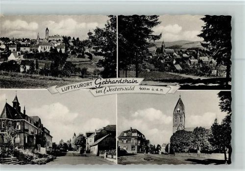 57580 W5241 Gebhardshain - Ortsansichten 4-Bildaufnahme