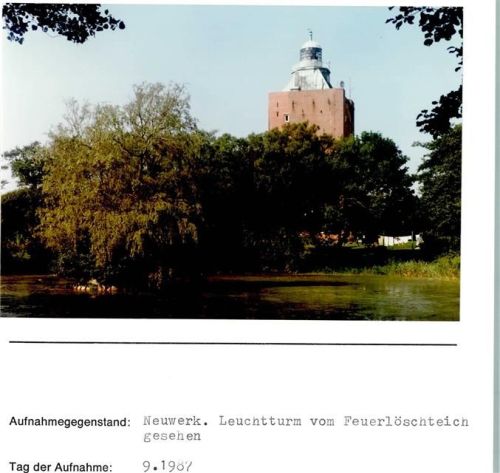 Hamburg-Insel Neuwerk Foto montiert auf Karton