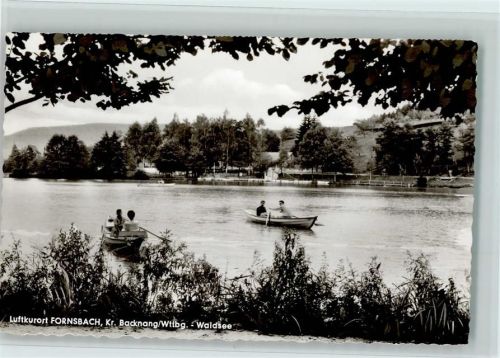 Fornsbach Waldsee Ruderboote