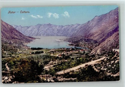 Kotor Blick auf die Bucht