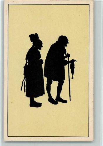 Schattenriß Karte - Kunstwart Karte Nr. 63 AK Konewka, P.