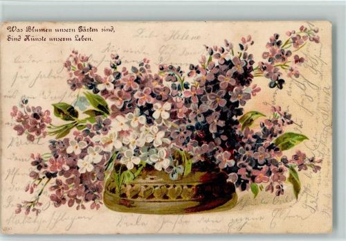 1902 Blumenvase AK