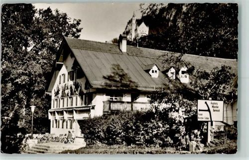 Hohenschwangau Imbiss-Terrasse Hohenschwangau mit Schloß Neuschwanstein