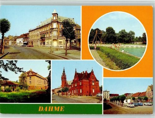 Dahme Freibad Postamt u. Rathaus