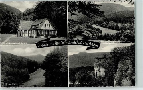 Rohden Naturfreundehaus Der Hohenstein Totental