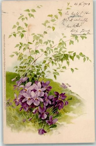1903 Meissner & Buch Serie 1197 Erwachen des Lenzes AK