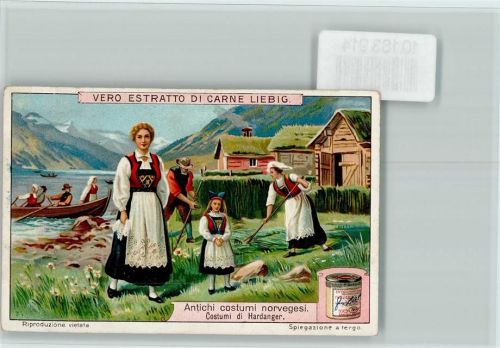 Costumi di Hardanger, Sammelbild Liebig