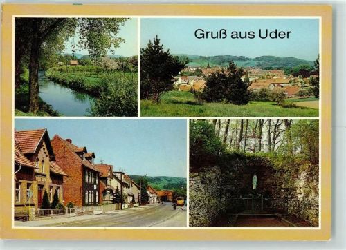 Uder An der Leine Teilansicht Straße der Einheit Mariengrotte