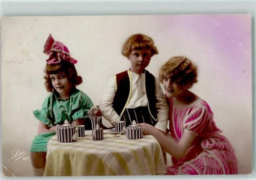 1930 handcoloriert Verlag Leo Nr. 67 Porzellan