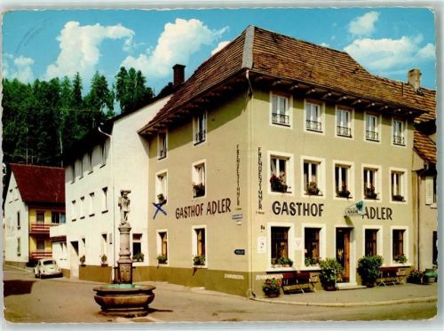 Elzach Gasthaus Pension Adler Brunnen