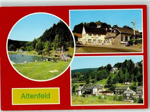 Altenfeld Freibad FDGB-Erholungsheim Haus des Volkes Teilansicht