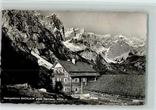 Bachalm Alpengasthaus Bachalm gegen Dachstein