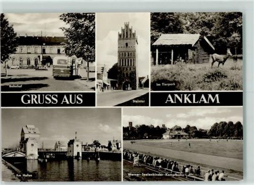 Anklam Bahnhof Bus Steintor Im Tierpark Am Hafen Werner-Seelenbinder-Kampfbahn