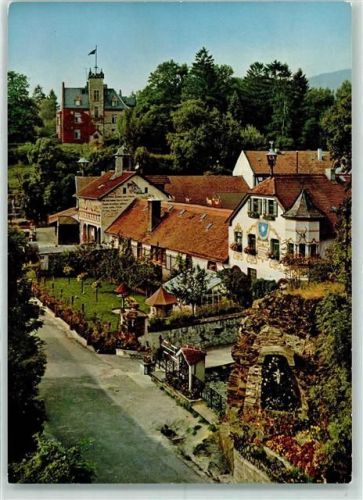 Rettershof Klostergut Rettershof Café Gasthaus Rückseite mit Abschürfungen bzw Kleberesten