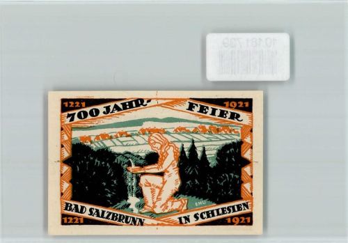 Bad Salzbrunn Notgeld Emu