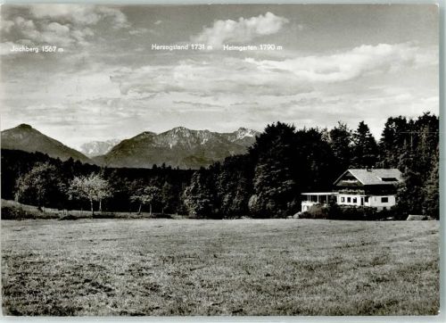Bad Heilbrunn Kurheim Waldrast mit Jochberg Herzogstand und Heimgarten