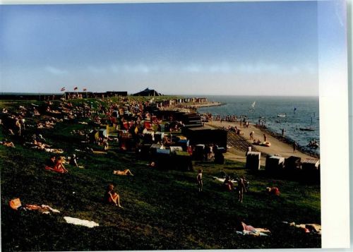 Dagebüll Strand Deich Promenade