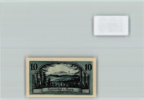 38879 O3706 Schierke am Brocken - Notgeld 10 Pfennig Goethes Faust