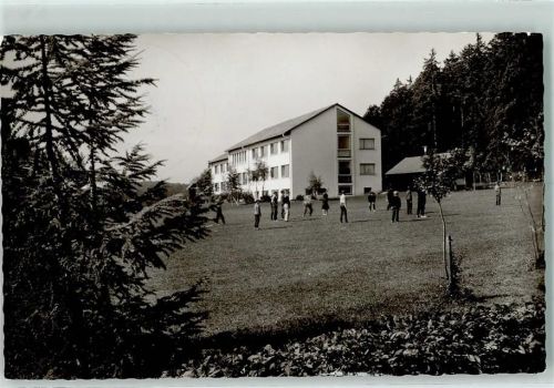 Birkendorf Haus Schwarzwald Kinderheim der Barmer Ersatzkasse Rückseite mit Abschürfungen bzw Kleberesten