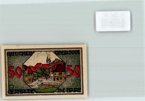 Gernrode Notgeld 50 Pfennig