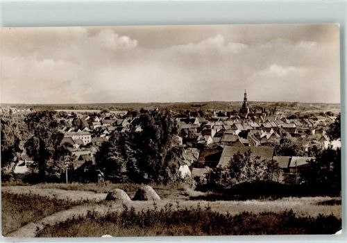 Belzig Landpost Rückseite mit Abschürfungen bzw Kleberesten