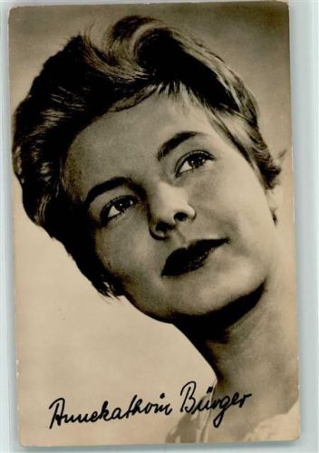 Annekathrin Bürger Originalautogramm VEB Progress Starfoto
