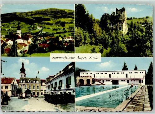Anger Ruine Waxenegg Schwimmbad