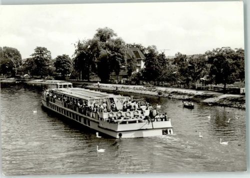 Caputh Personenschiff Schwäne