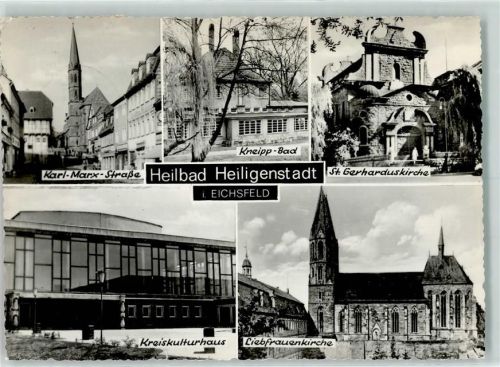 Heilbad Heiligenstadt Karl-Marx-Straße Kneipp-Bad St Gerharduskirche Kreiskulturhaus Liebfrauenkirche