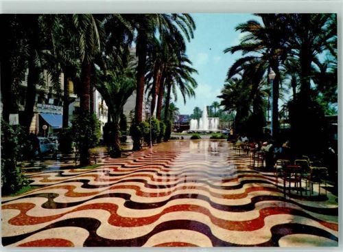 Alicante Allee und Springbrunnen