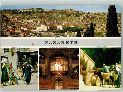 Nazareth Market Street Church of Annunciation Marys Well Esel