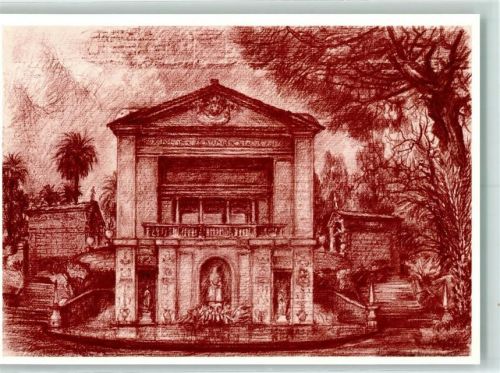 Citta del Vaticano Fontana della Casina di Pio IV sede dell'Accademia delle Scienze