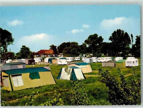 Olfen Campingplatz Füchtelner Mühle Rückseite mit Abschürfungen bzw Kleberesten