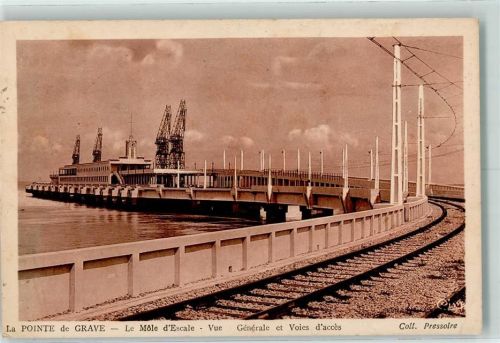 Le Verdon-sur-Mer 1937 La Pointe de Grave - Hafen AK