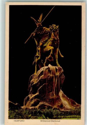 Herford Wittekind Denkmal Verlag Lorch Nr. 34742 AK