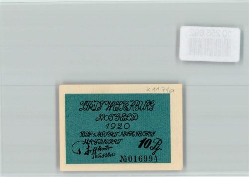 Westerburg Notgeld 10 Pfennig