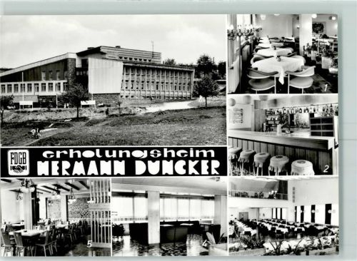 Heubach Erholungsheim Hermann Duncker Innenansicht Bar Speisesaal Bauernstube Cafe
