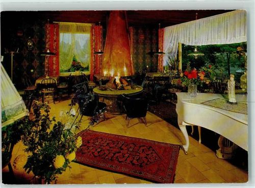 Bad Iburg Cafe Schloßmühle Innenansicht Kaminzimmer