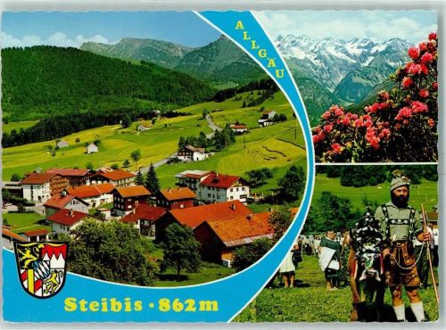 Steibis Bauer in bayr. Tracht Alpen