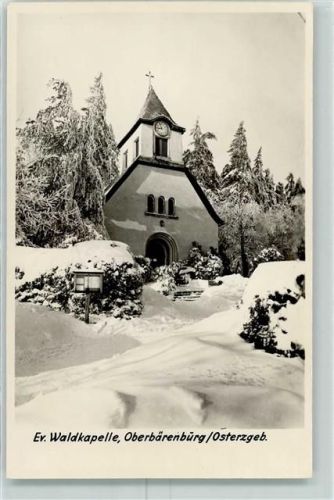 Oberbärenburg Ev. Waldkapelle Winter