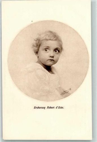 1917 Erzherzog Robert d`Este AK Kriegsfürsorgeamt Rotes Kreuz