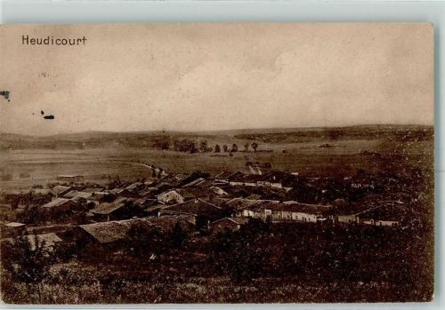 Heudicourt 1917 Feldpost WK I