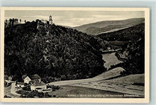 Kynau 1938 Kynsburg und Schlesiertal AK