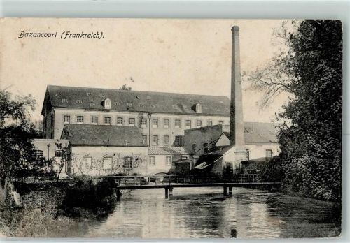 Bazancourt 1917 Feldpost WK I Fabrik