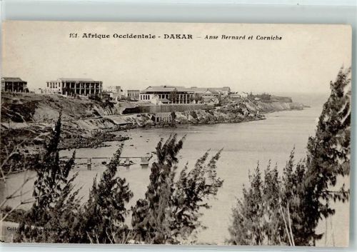 Dakar 1930 Nr. 161 Afrique Occidentale , anse Bernhard et Corniche