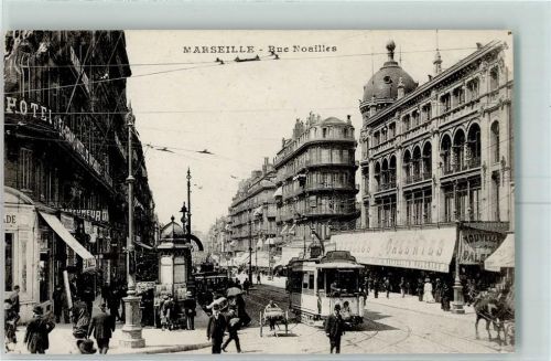 Marseille Rue Noailles Straßenbahn
