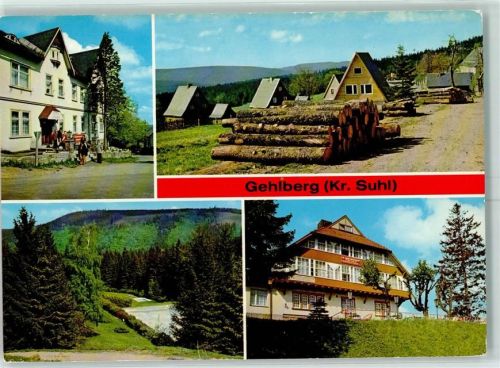 Gehlberg FDGB Erholungsheim Frieden Waldbad FDGB Erholungsheim Daheim
