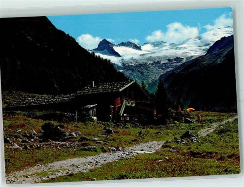 Enzianhütte Beschreibung aufgeklebt Hüttenstempel