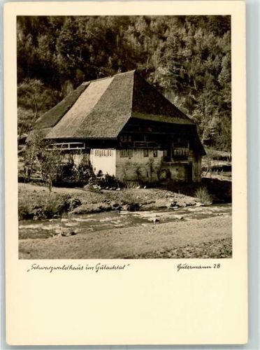 Gutach Fotograf Gutermann Schwarzwaldhaus im Gutachtal