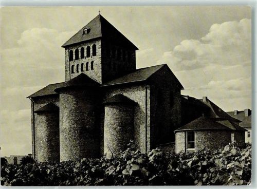 Johannisberg Kath. Kirche am Schloß Rückseite mit Abschürfungen bzw Kleberesten